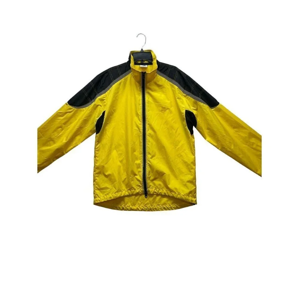 Cannondale Jacket Rain Shell Windbreaker Yellow Size Small